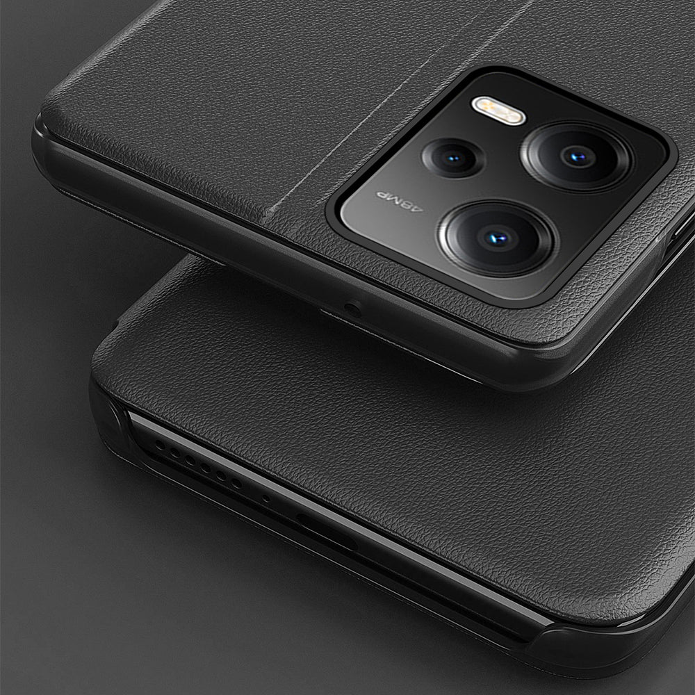 For Xiaomi Poco X5 5G Redmi Note 12 5G (Global) (India) (China) PU Leather Phone Stand Case Side View Window Phone Cover For Xiaomi Poco X5 5G Redmi Note 12 5G (Global) (India) (China) PU Leather Phone Stand Case Side View Window Phone Cover